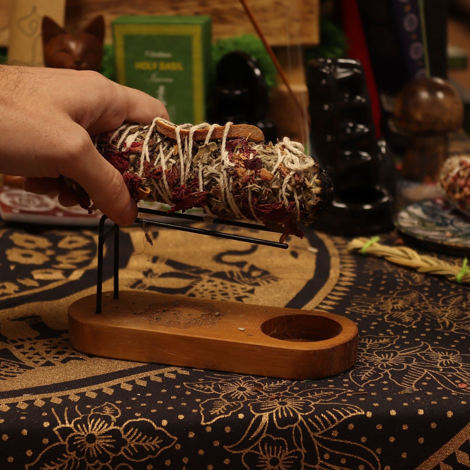 Pack of two Banjara vetiver and patchouli smudge sticks