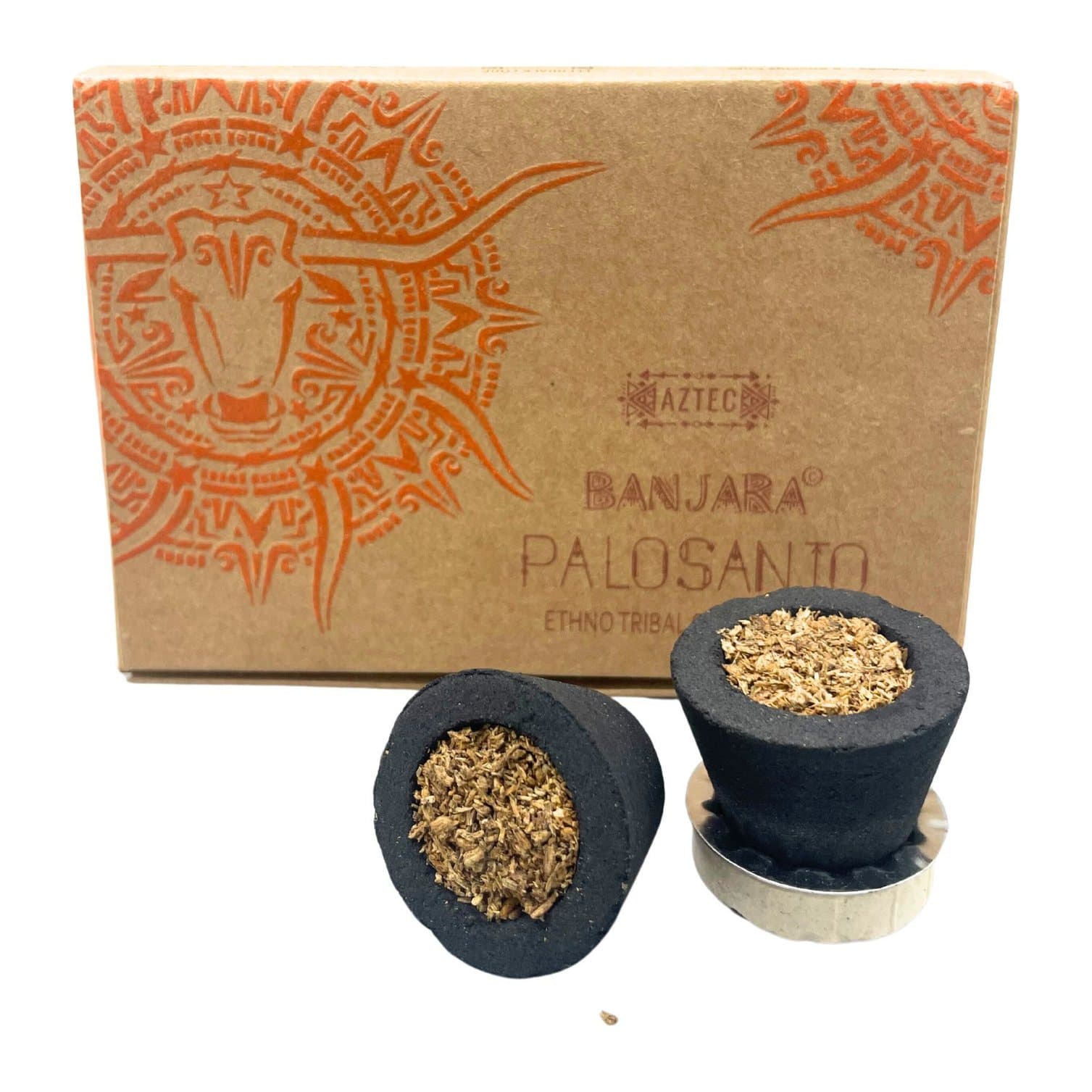 Palo santo smudge cups, pack of 2, with 6 cups in each pack