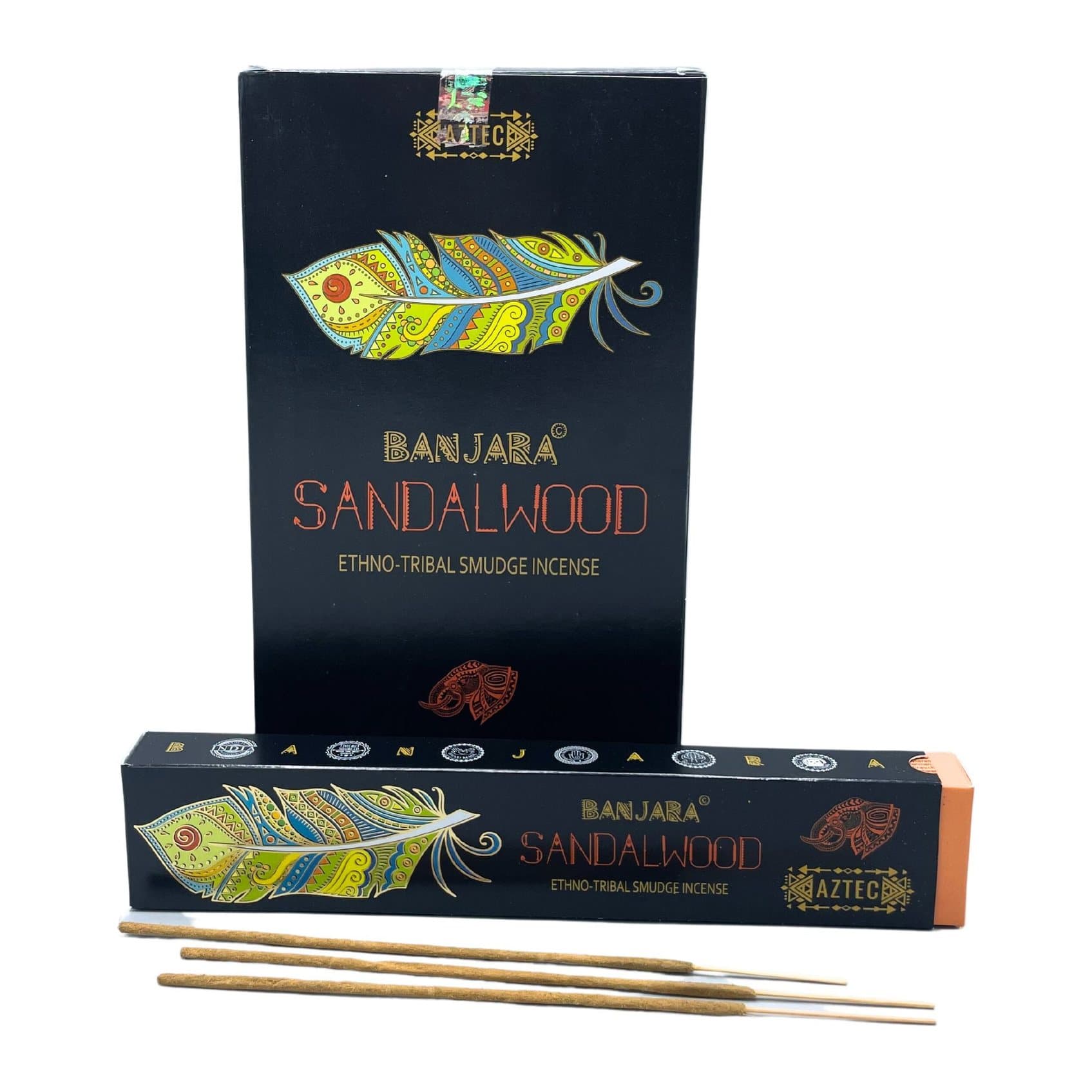 Two boxes of sandalwood smudge incense sticks