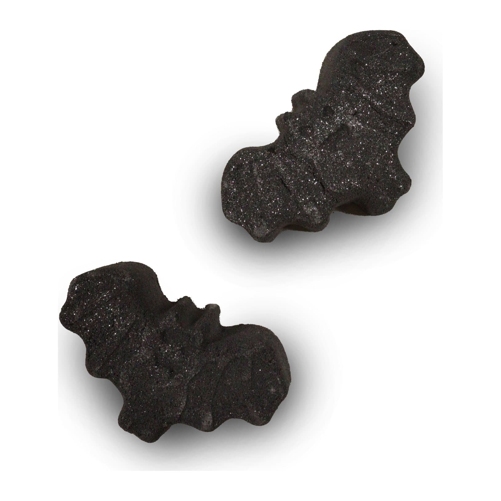 Pack of 2 bat-shaped Halloween bath bombs