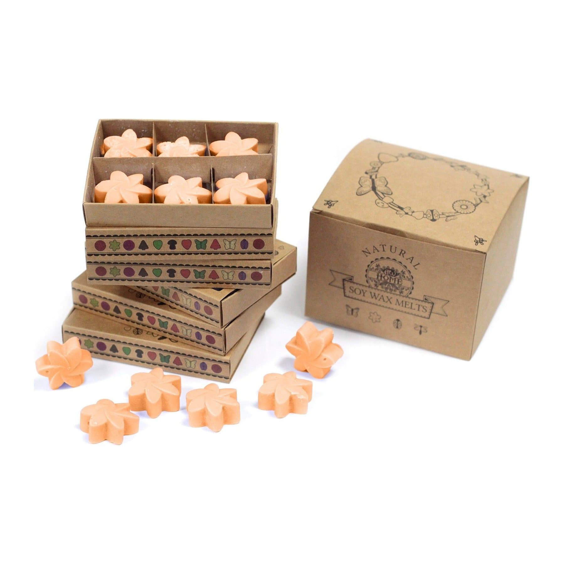 Matchbox of six Mango Fruits soy wax melts