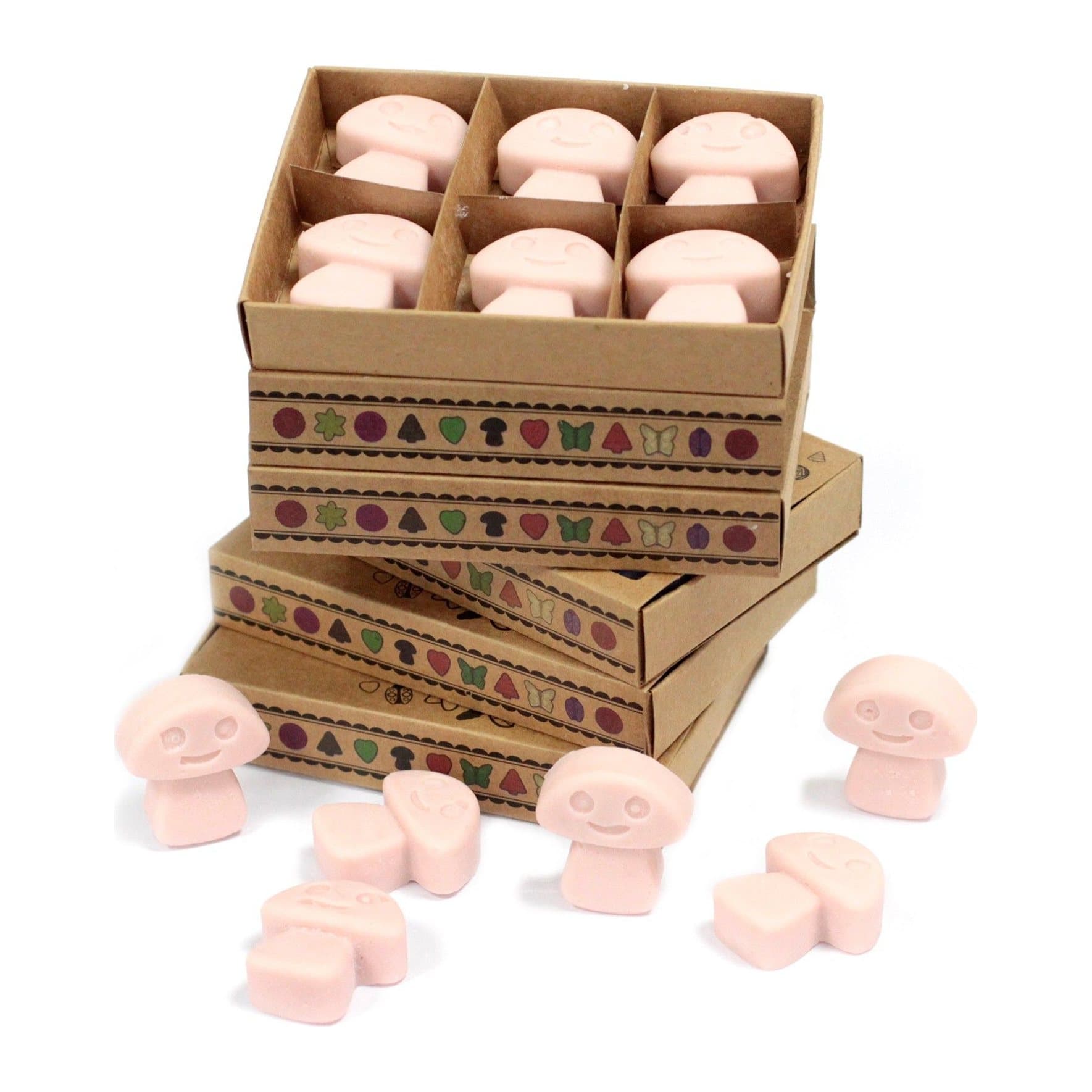 Matchbox of 6 old ginger wax melts