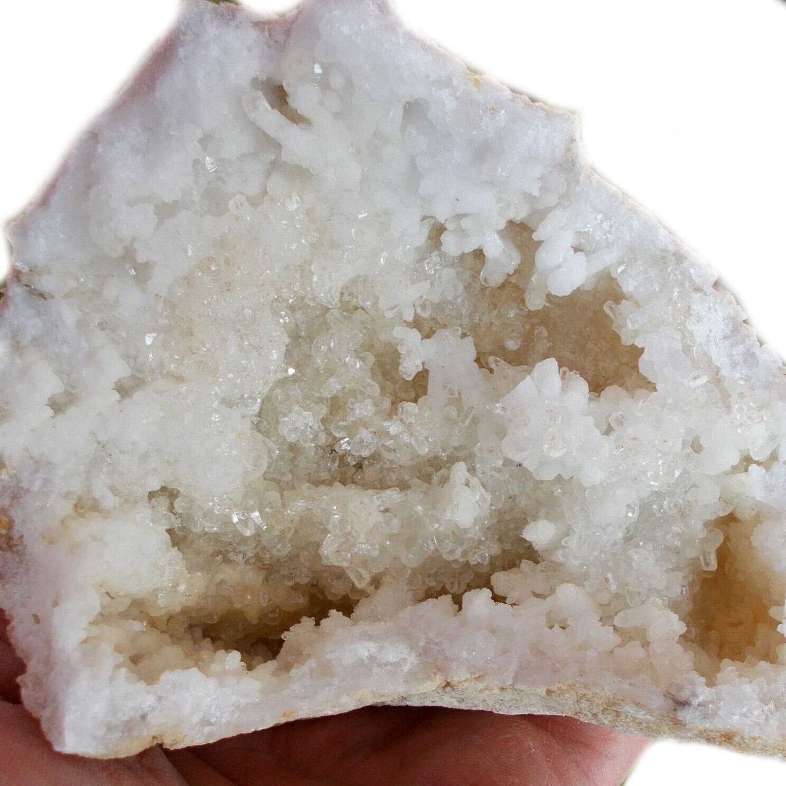 Calcite geode of 8-9 cm, a natural stone piece