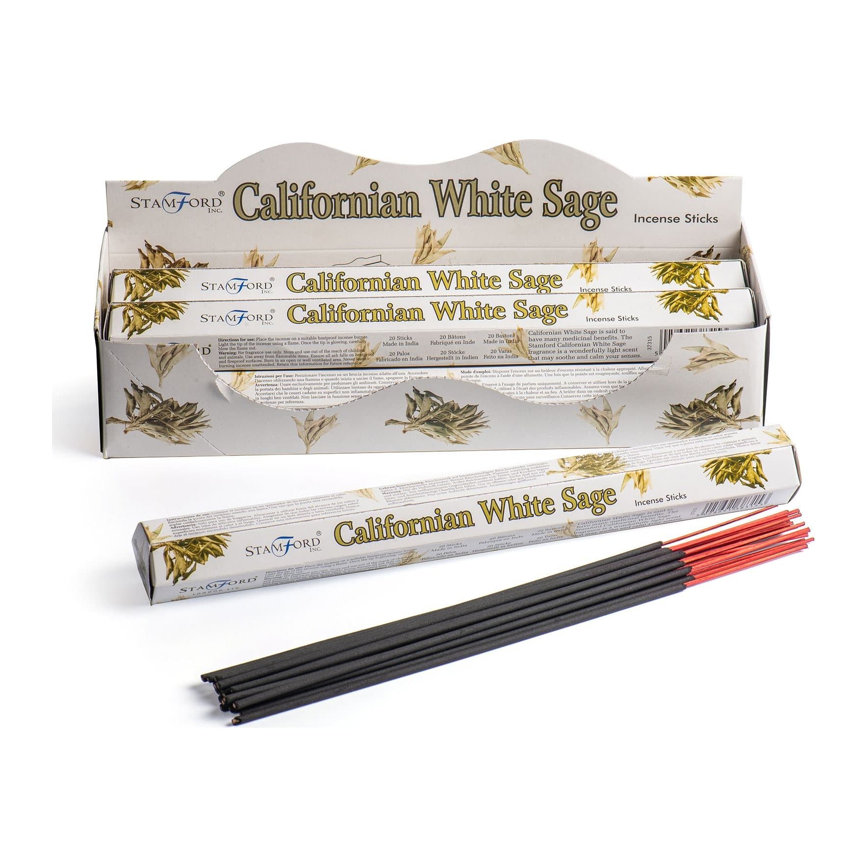 Pack of 2 Californian White Sage incense sticks