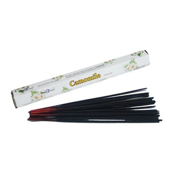 Pack of 2 camomile cored incense sticks