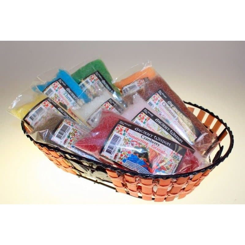 Christmas Star simmering granules, pack of five