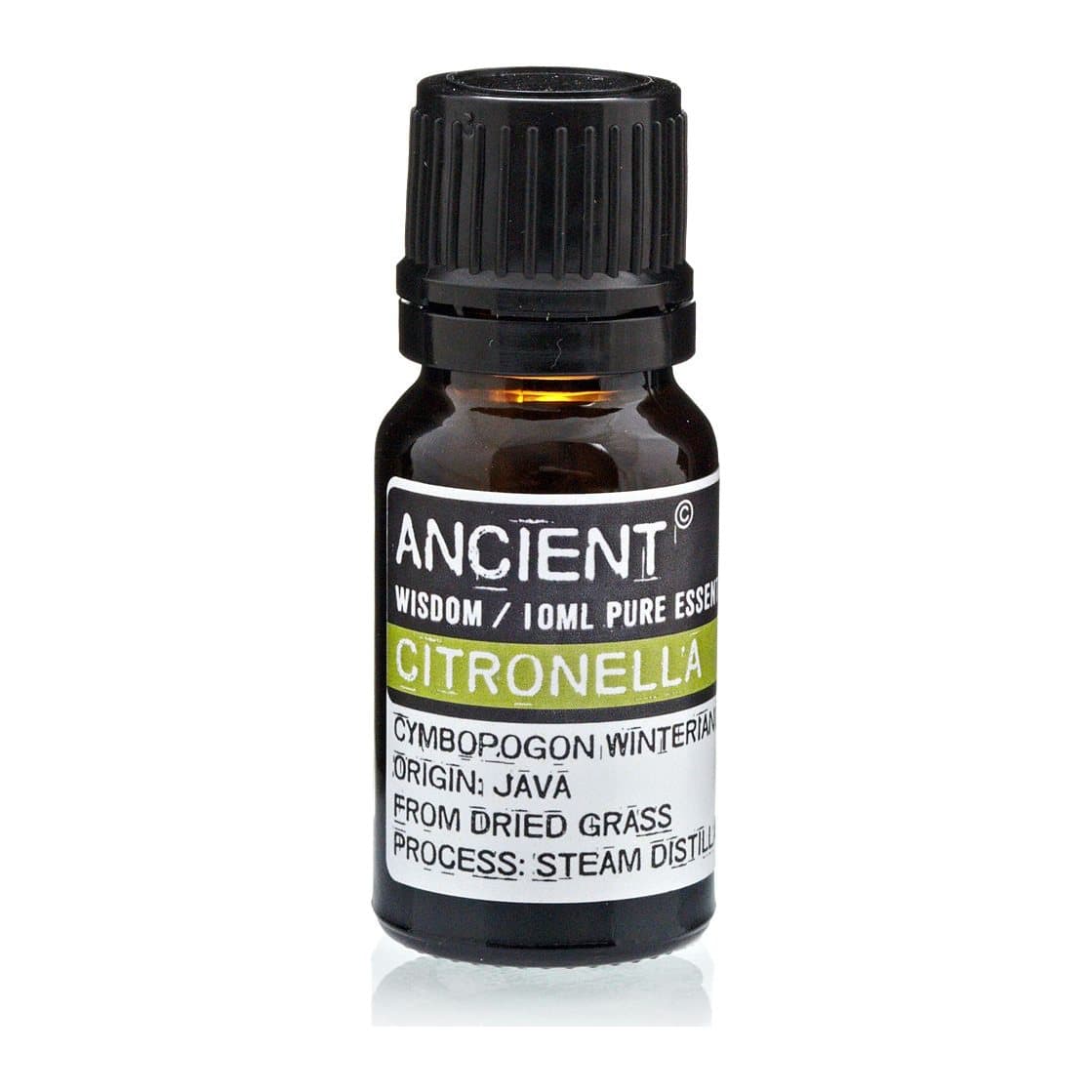 Two 10 ml bottles of citronella essential oil