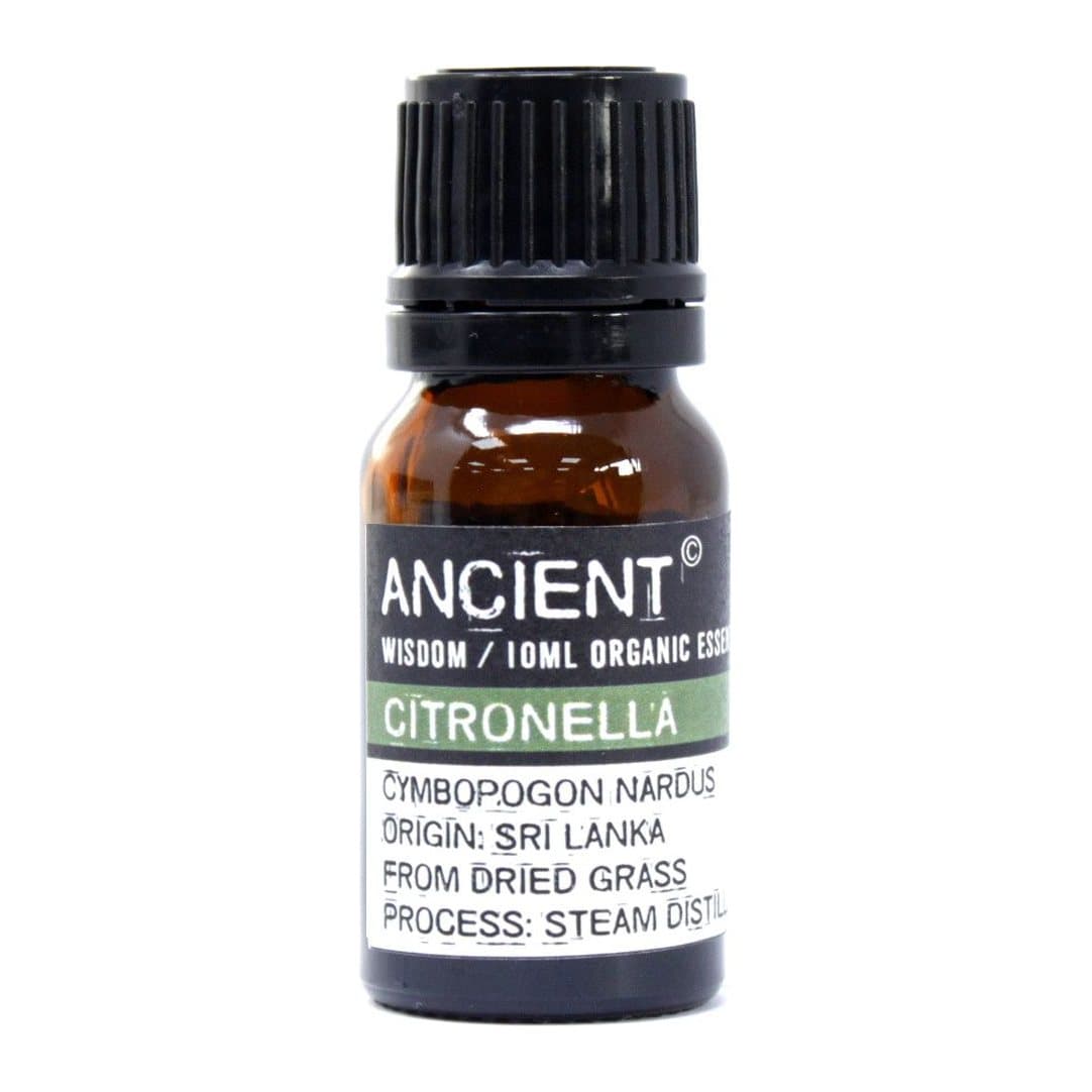 Organic citronella essential oil, pack of two 10 ml bottles