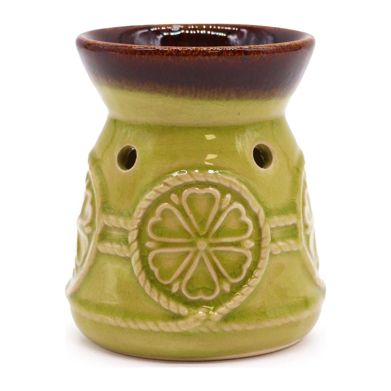 Ceramic classic spa burner in jade