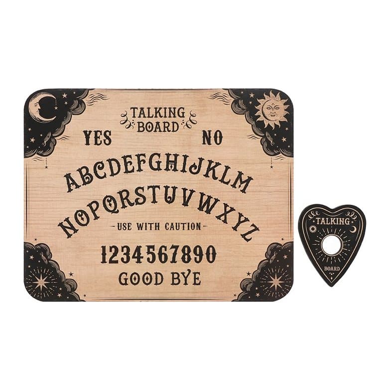 Classic style talking board with a matching planchette