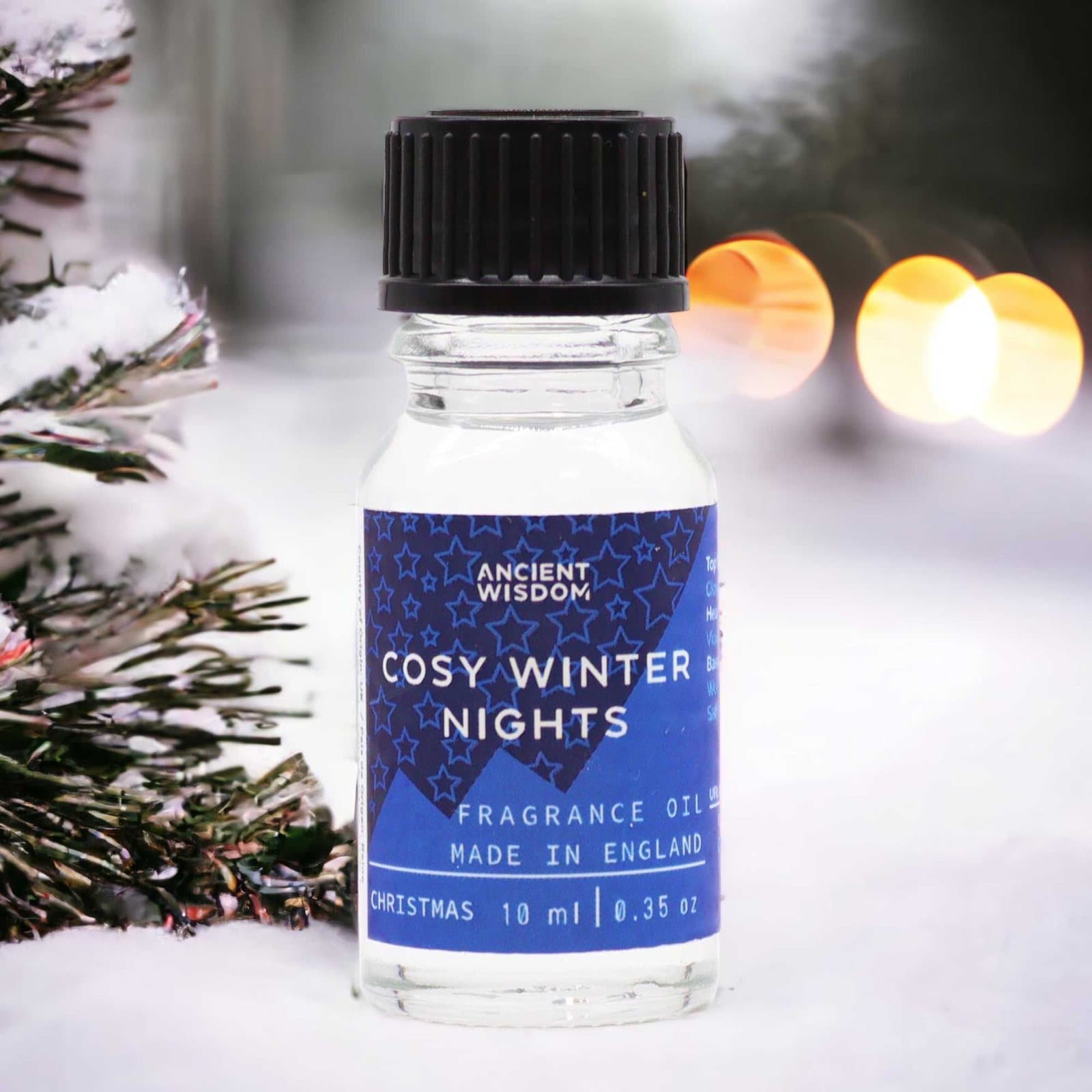 Cosy Winter Nights fragrance oil, pack of two 10 ml bottles