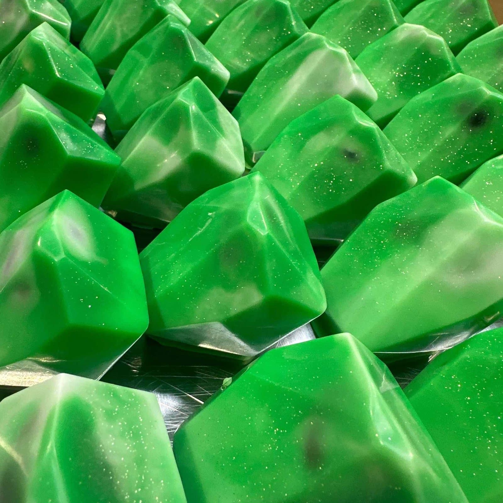 Crystal Elemental Soap Earth, pack of 2 green soap bars