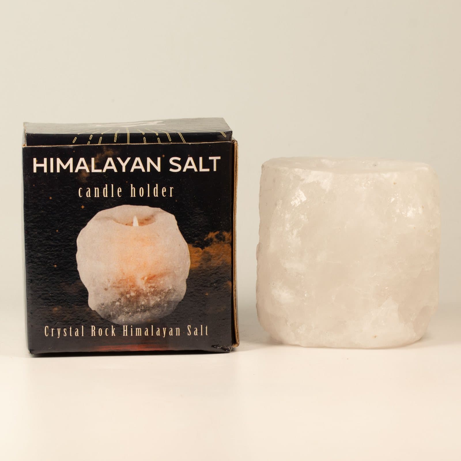 Himalayan salt candle holder