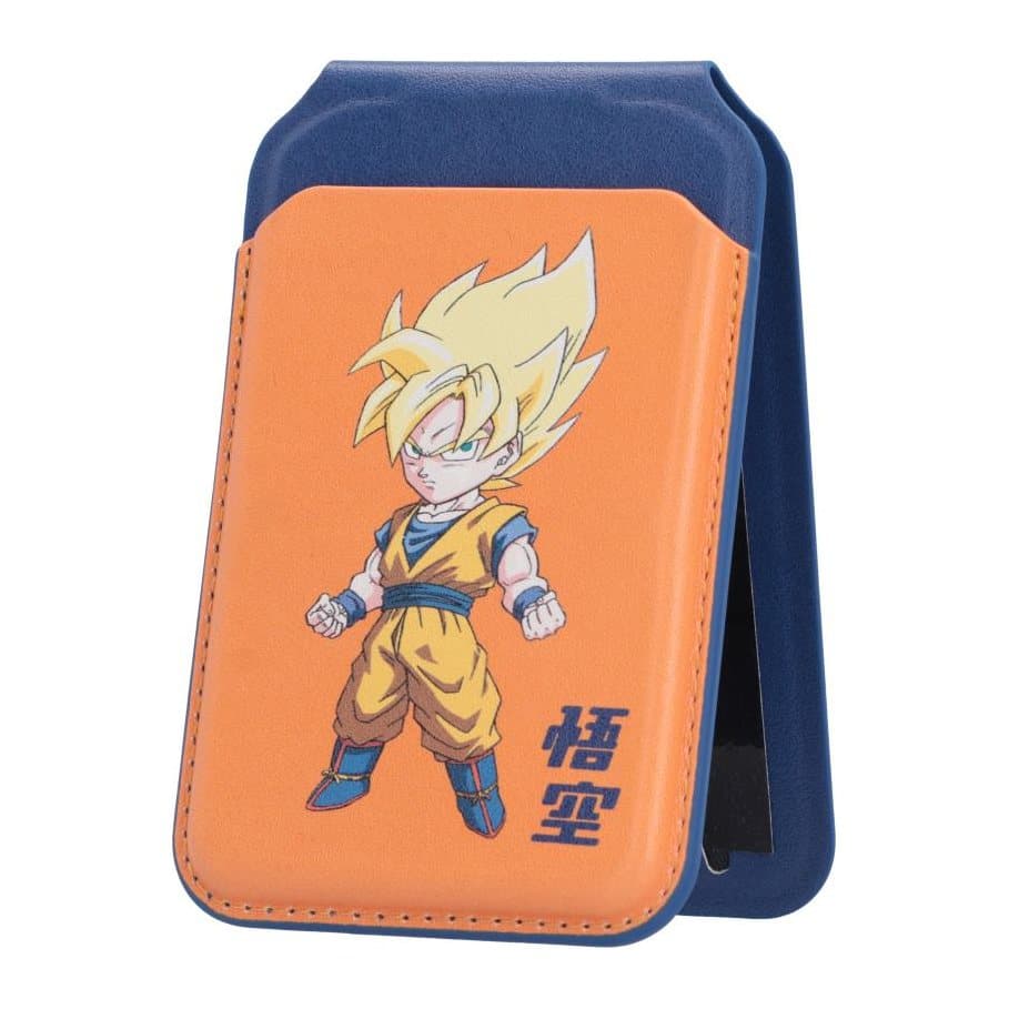 Dragon Ball Z Goku Magsafe card holder with phone stand