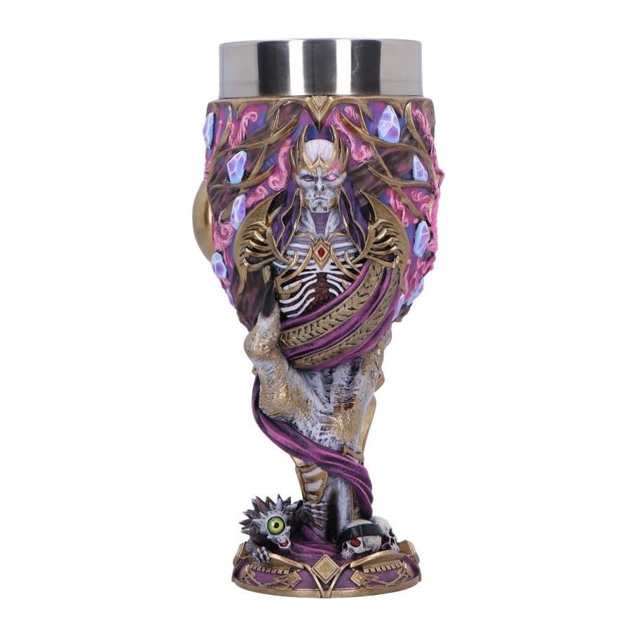 Dungeons & Dragons Vecna goblet with skulls, bones and Vecna's eye and hand