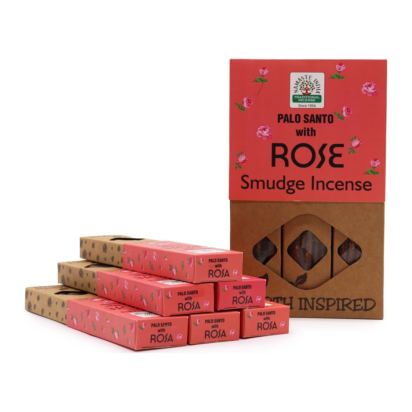 Earth Inspired rose smudge incense sticks, pack of 2