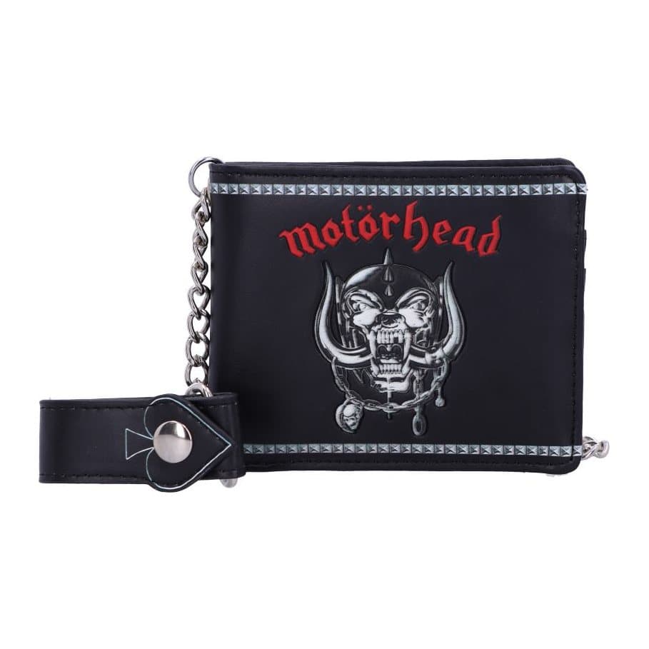 Embossed Motorhead wallet with War Pig and Ace of Spades design