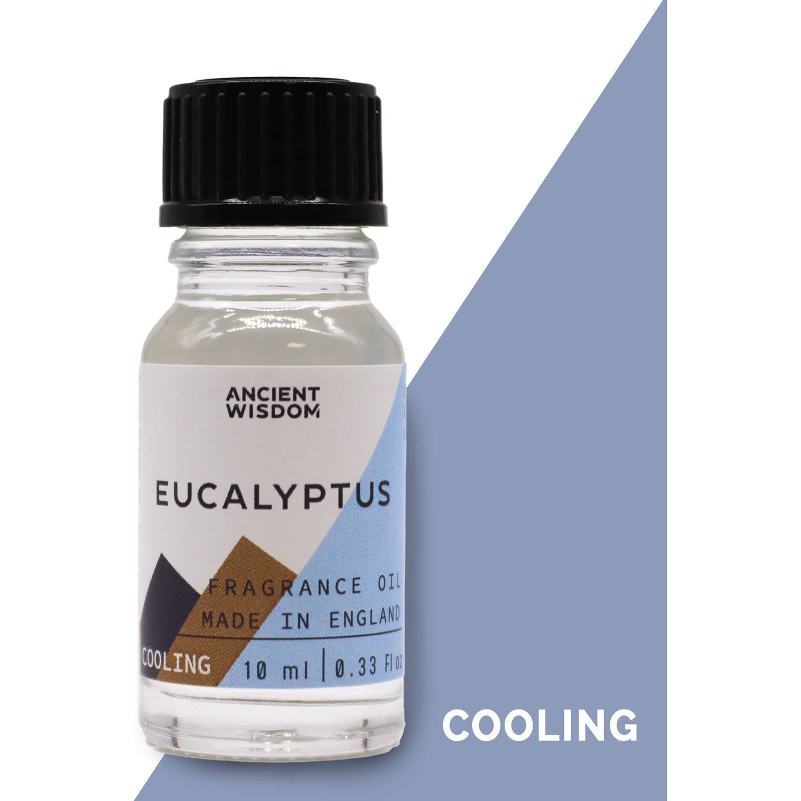 Pack of two 10ml bottles of eucalyptus fragrance oil
