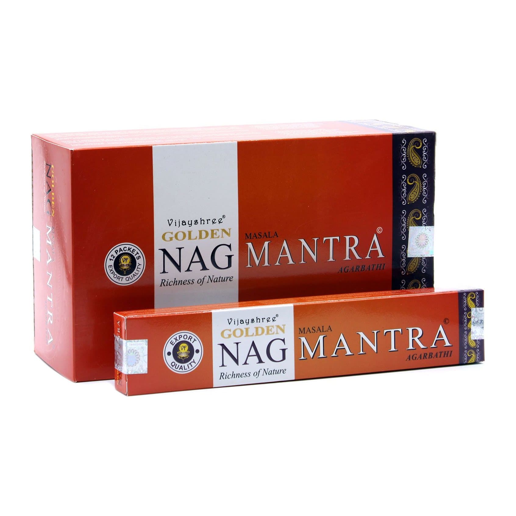 Golden Nag Mantra Incense, pack of 2, 15 g each