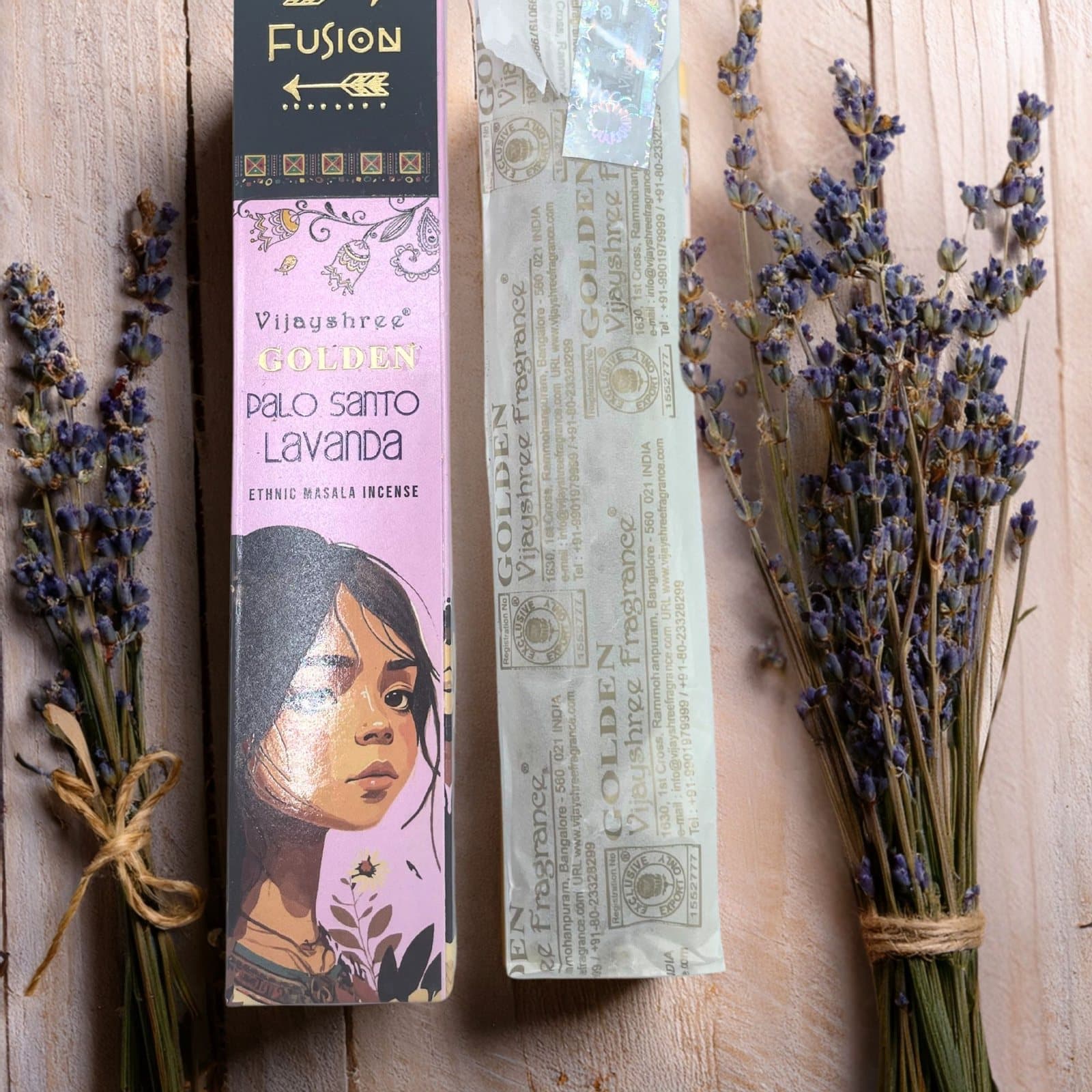 Palo Santo and Lavender incense sticks, pack of 2