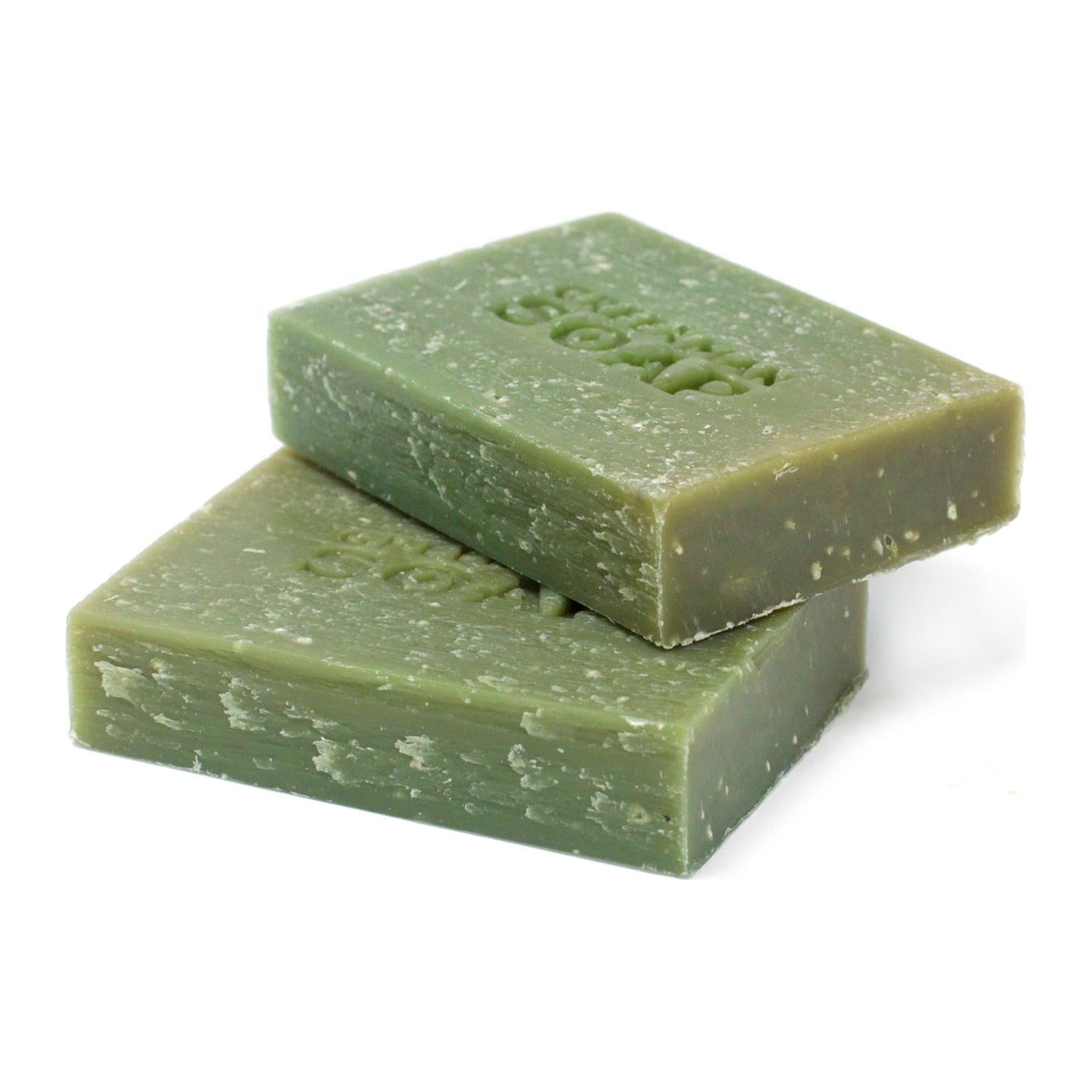 Greenman Gardener's Scrub lemon and basil soap slices, pack of 2