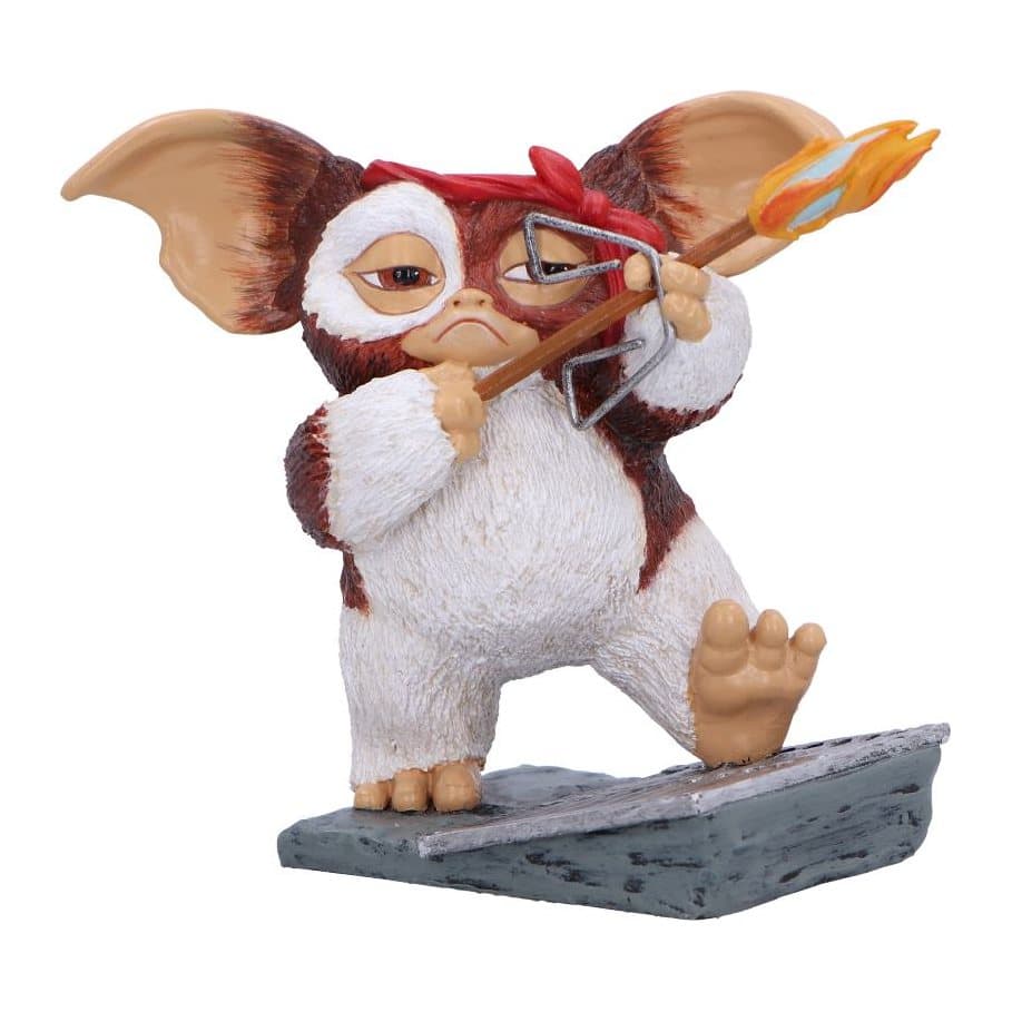 Gremlins Gizmo Ready Aim Fire figurine with a paperclip bow and fiery arrow