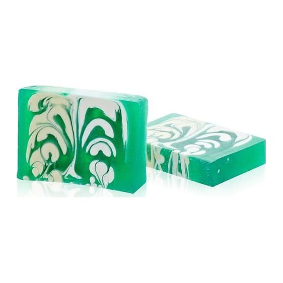Handcrafted mango soap slices, pack of 2