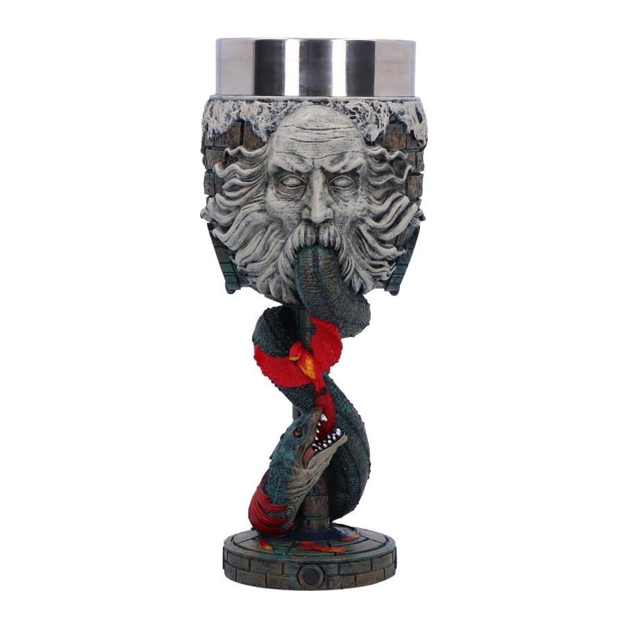 Harry Potter Chamber of Secrets goblet with a Basilisk around the stem