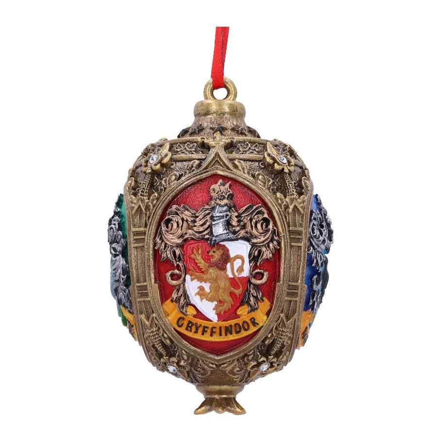 Harry Potter Hogwarts house bauble with the four house crests