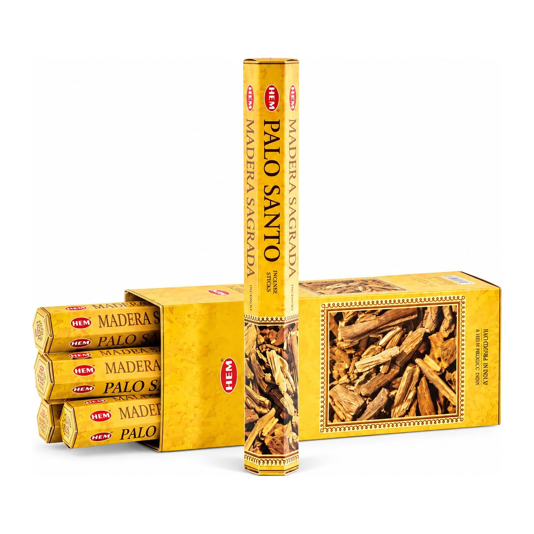 HEM Palo Santo hexagonal incense sticks, pack of 5