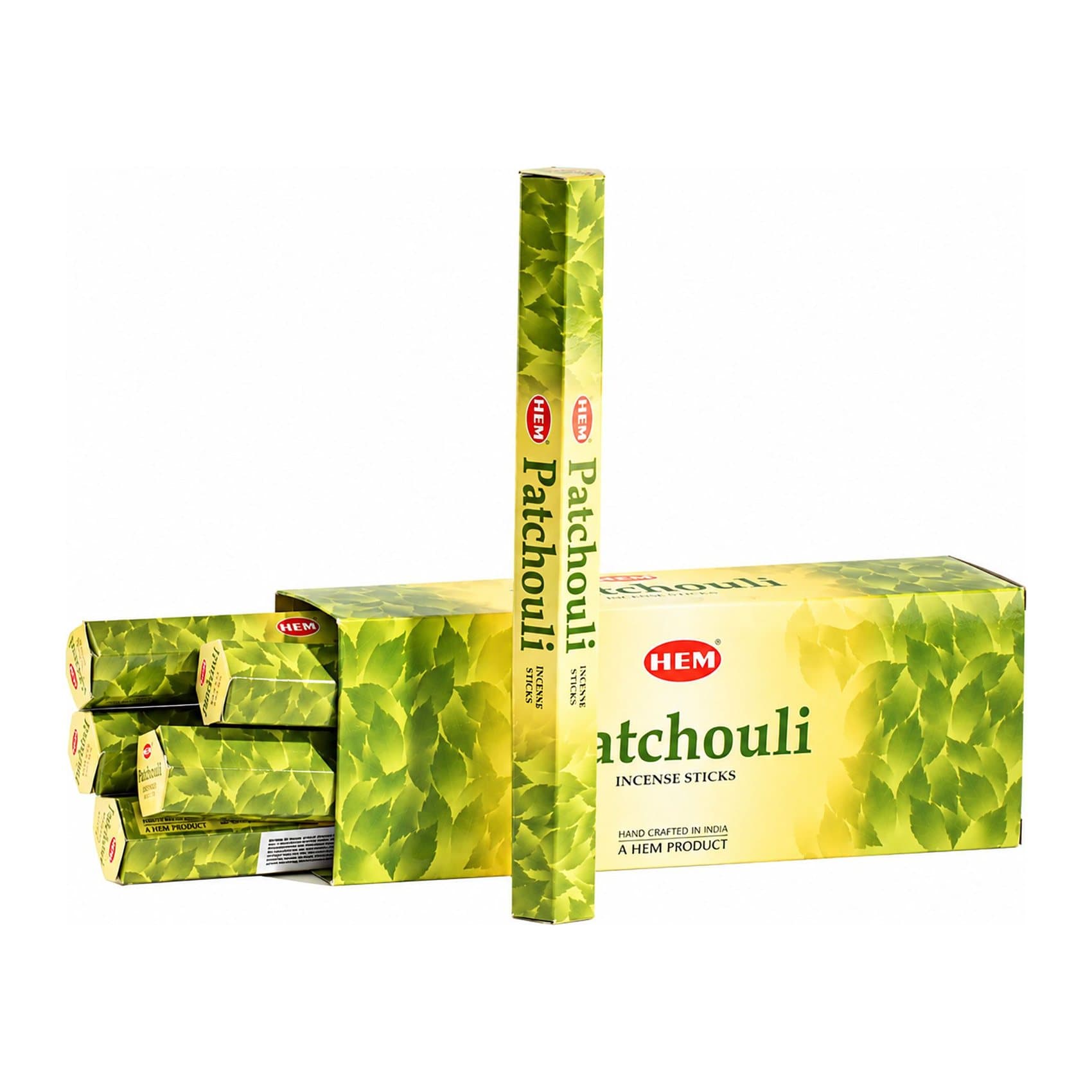Hexagonal packs of HEM patchouli incense sticks