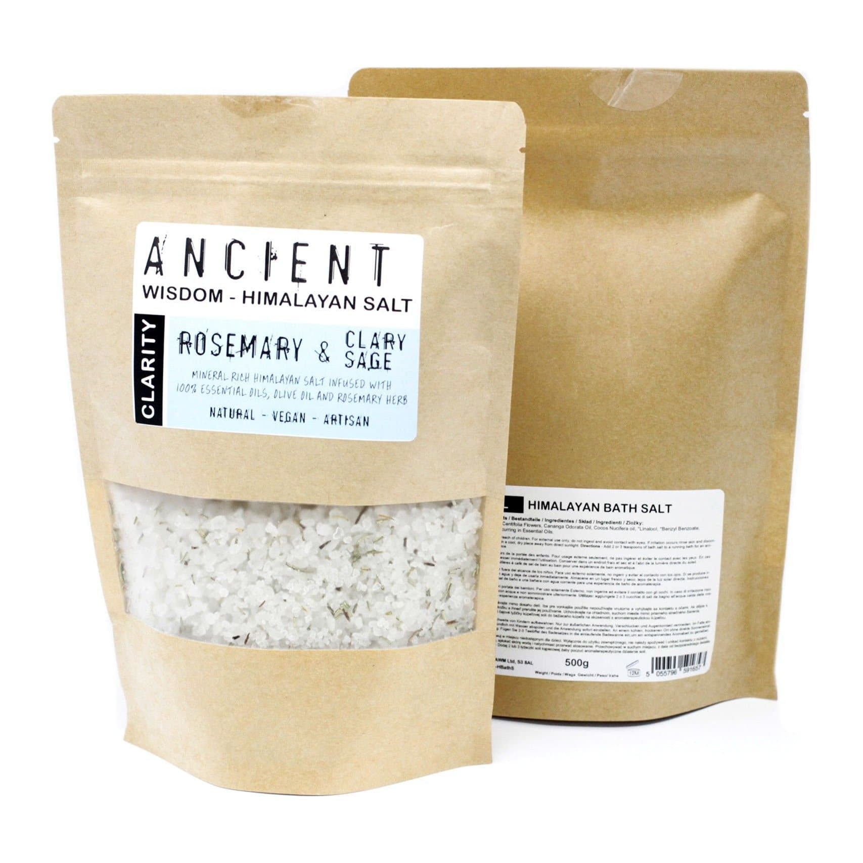 Pack of 2 Himalayan bath salt blends, Clarity