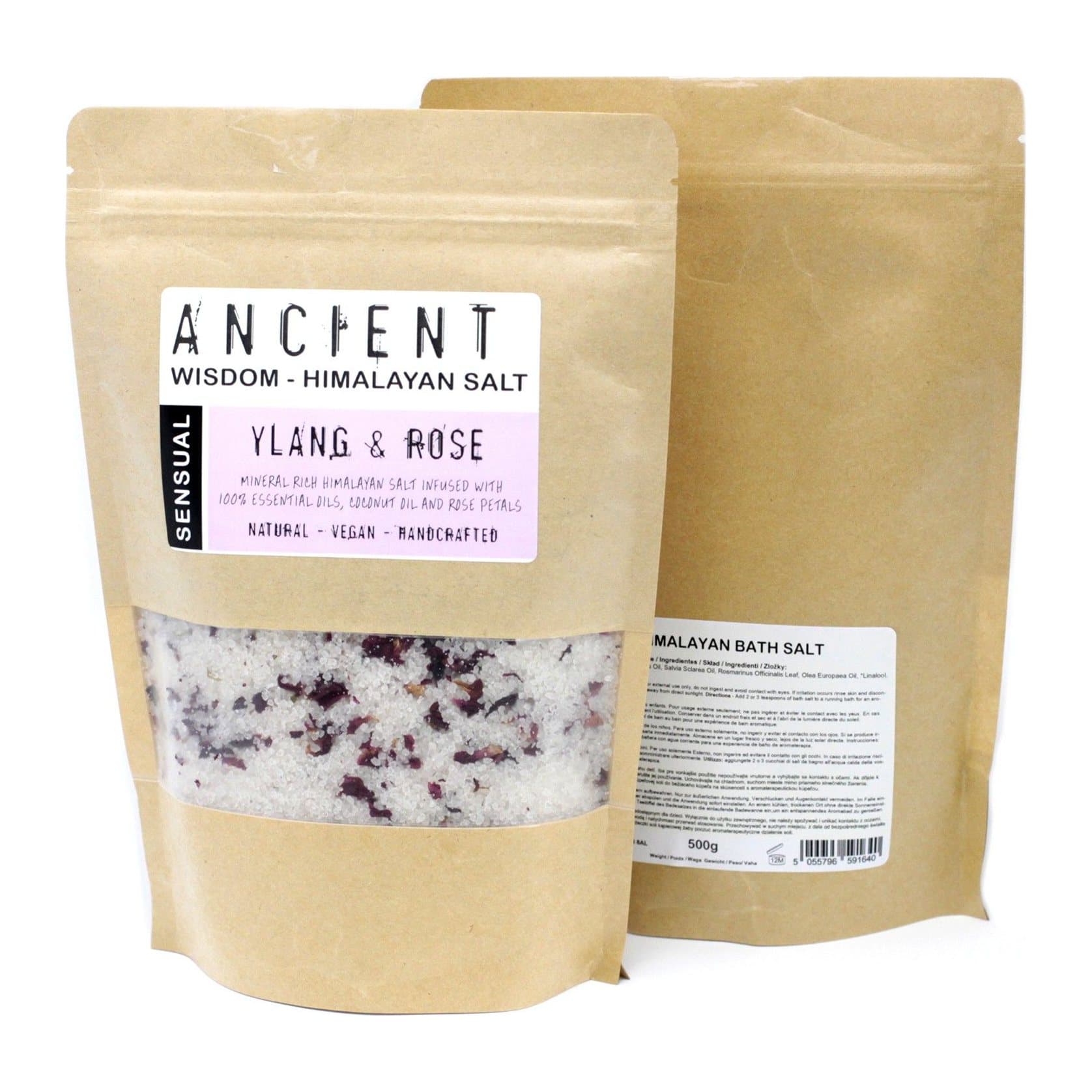 Sensual Himalayan bath salt blend, pack of two 500 g packs