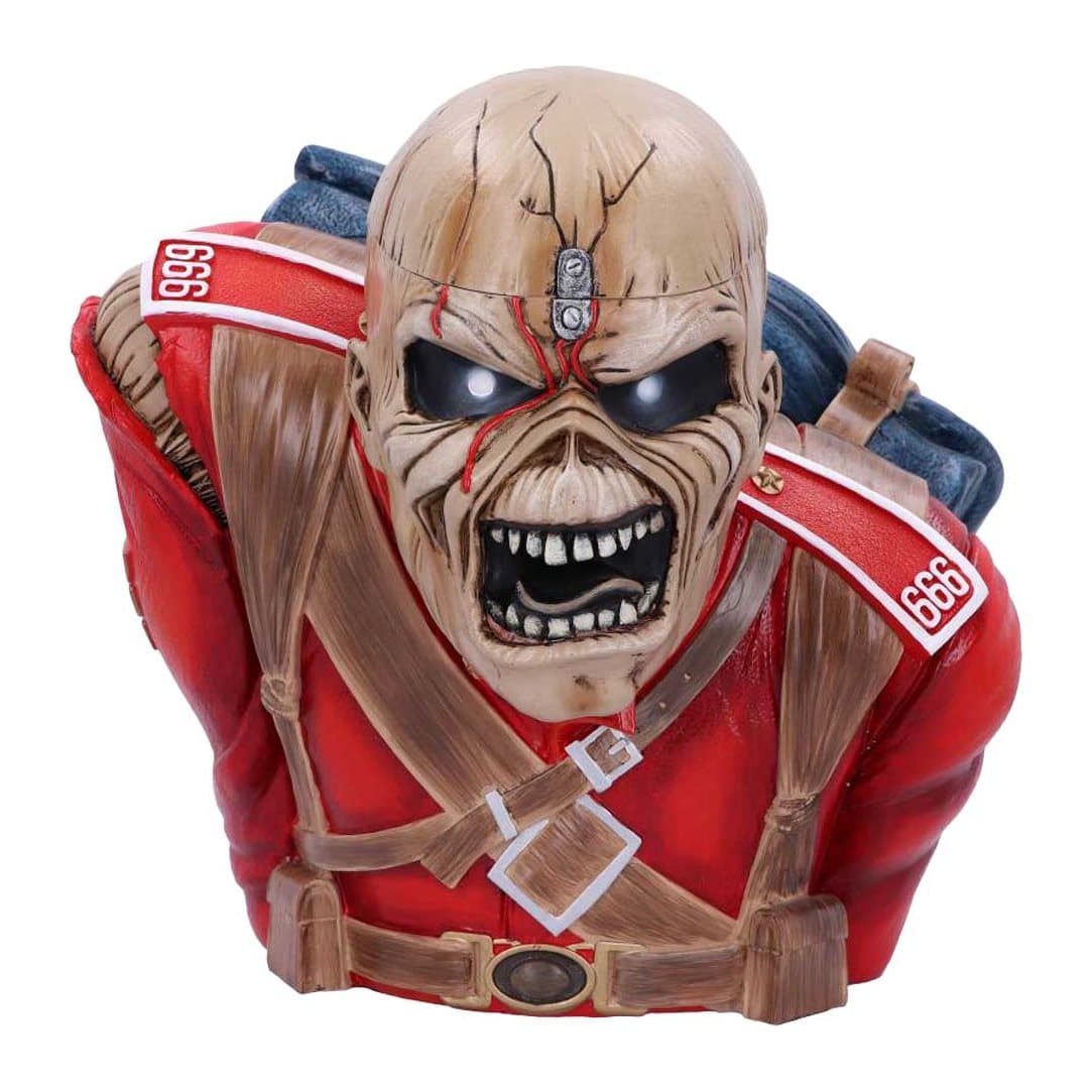 Iron Maiden goblet featuring Eddie the Trooper