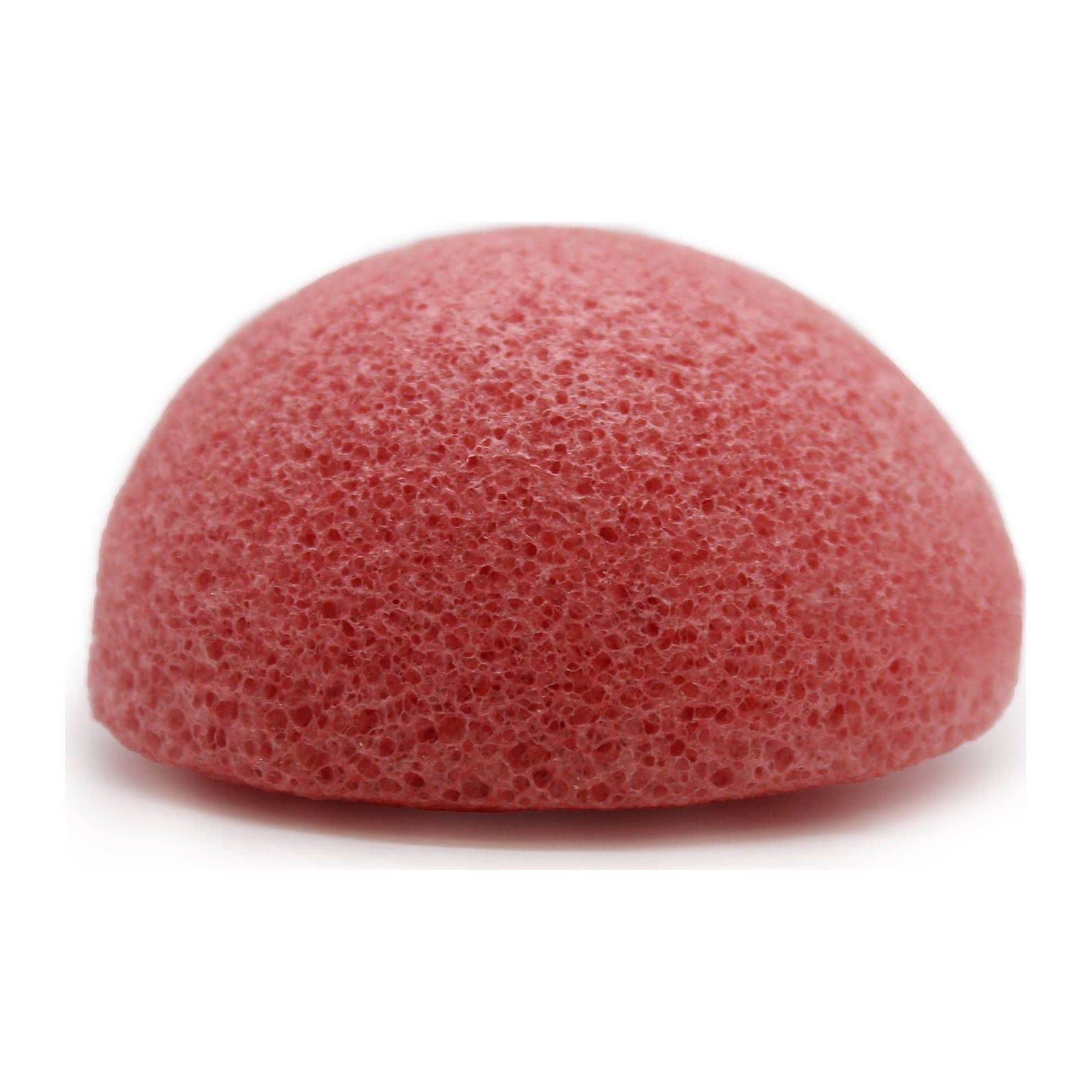 Rose konjac sponge, a small soft natural face and body sponge