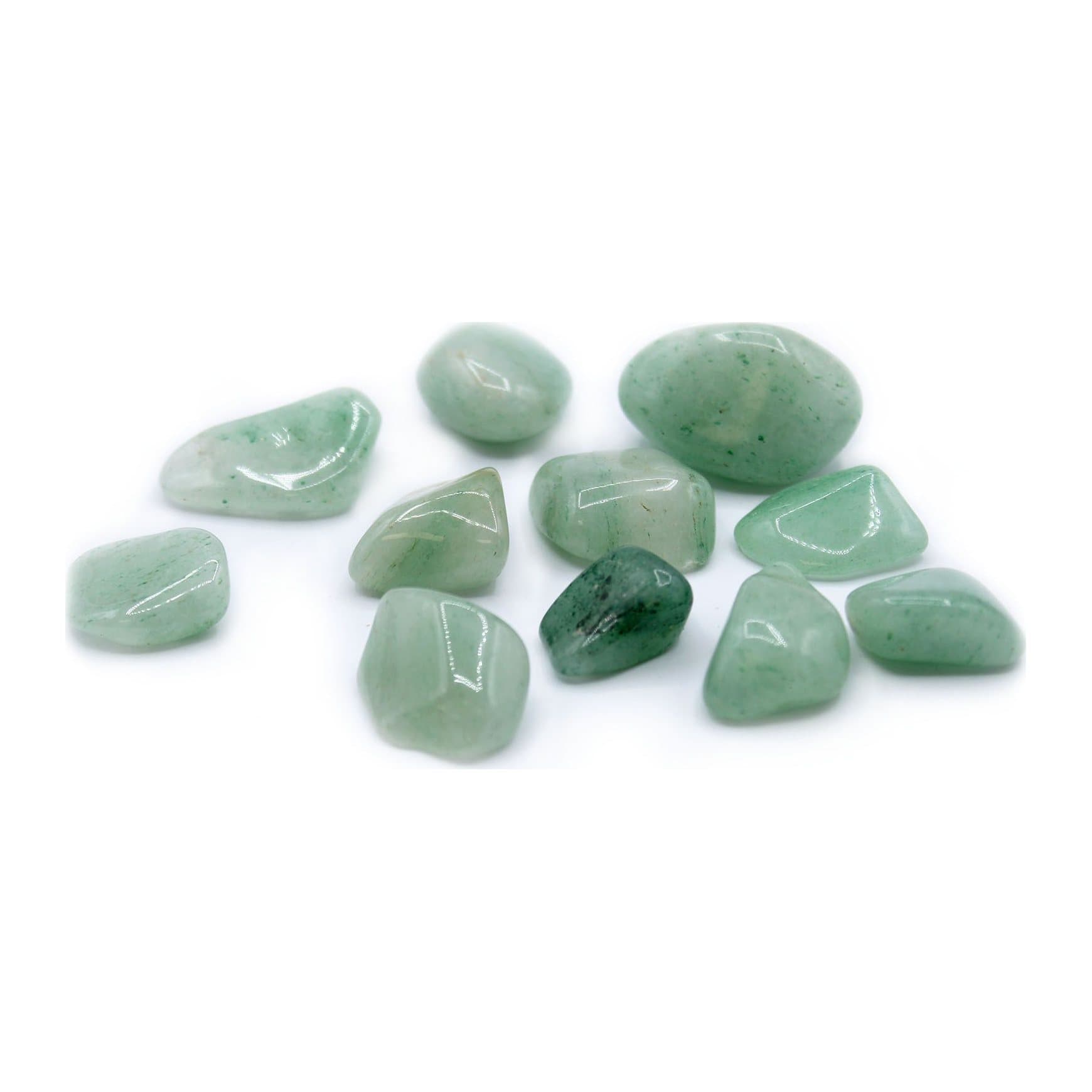 Pack of 24 tumbled aventurine stones in a bag