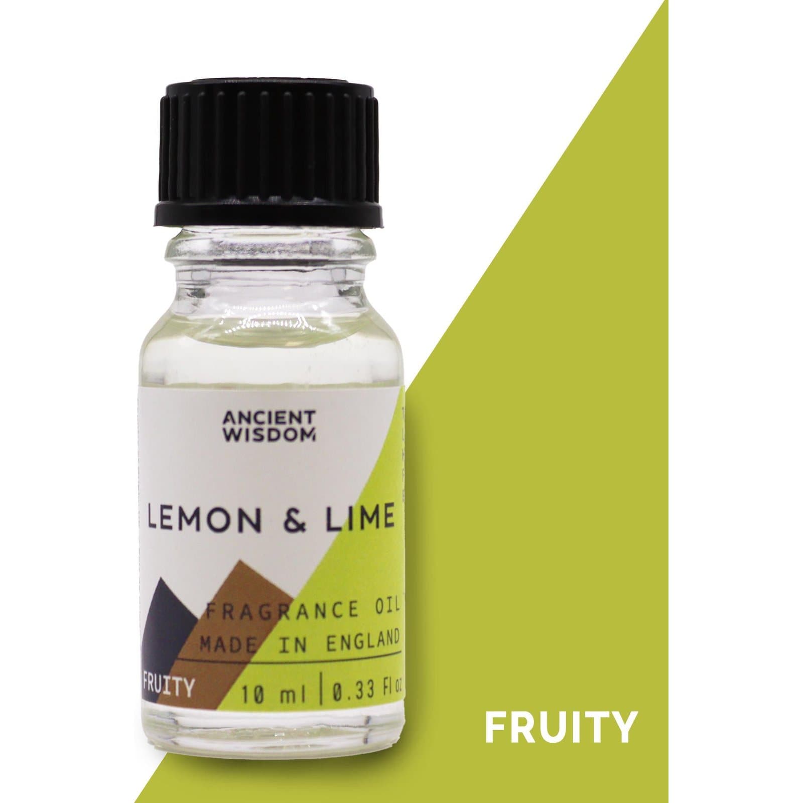 Two bottles of lemon and lime fragrance oil, 10 ml each