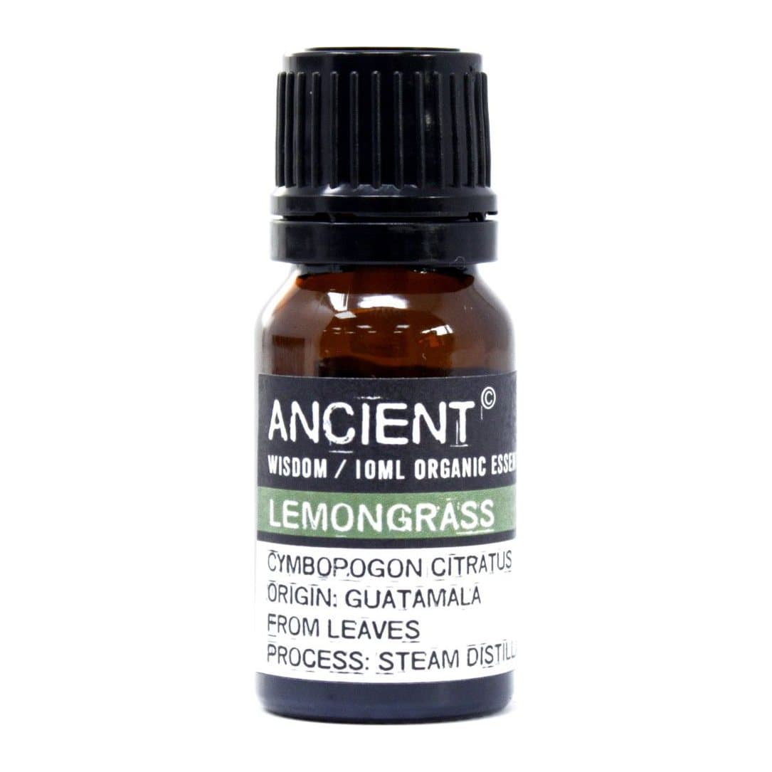 Lemongrass organic essential oil 10 ml, pack of 2