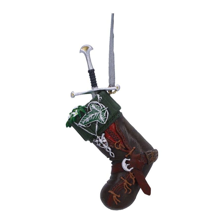 Lord of the Rings Aragorn stocking hanging ornament with Andril sword