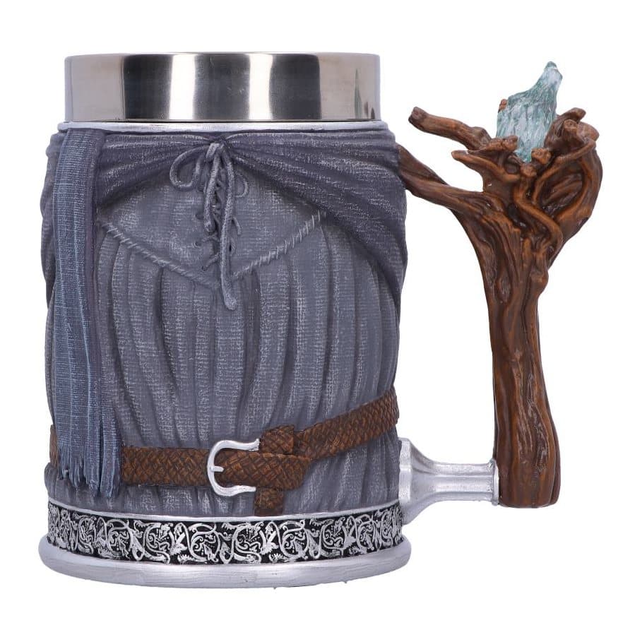 Lord of the Rings Gandalf The Grey collectible tankard with a staff-shaped handle