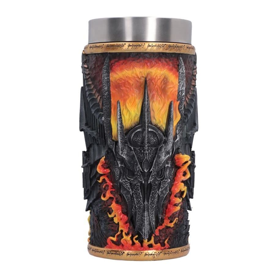 Lord of the Rings Sauron collectible, 20 cm tall, in hand-painted resin