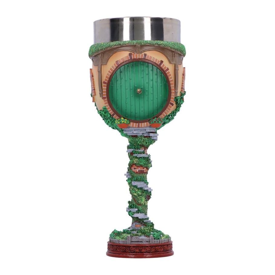 Lord of the Rings Shire collectible goblet, hand-painted in resin