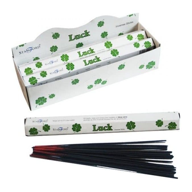 Pack of hexagonal Luck Premium incense sticks