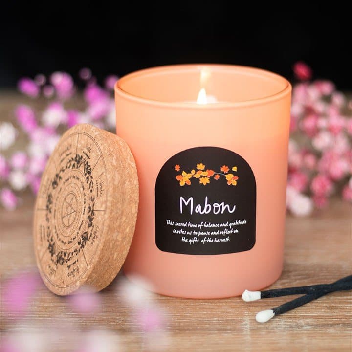 Mabon apple Wheel of the Year candle