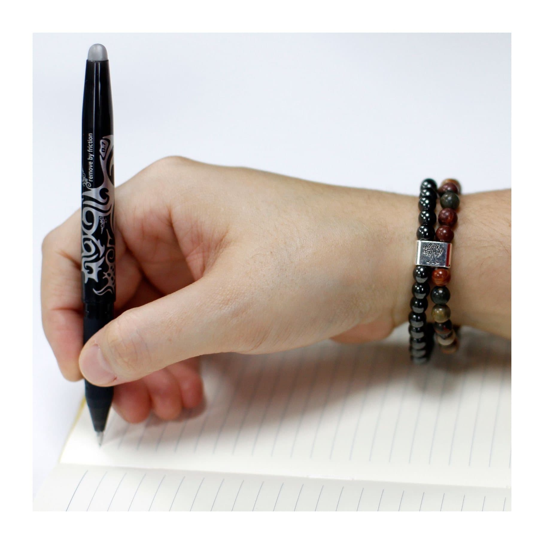Magnetic gemstone bracelet in Picasso jasper