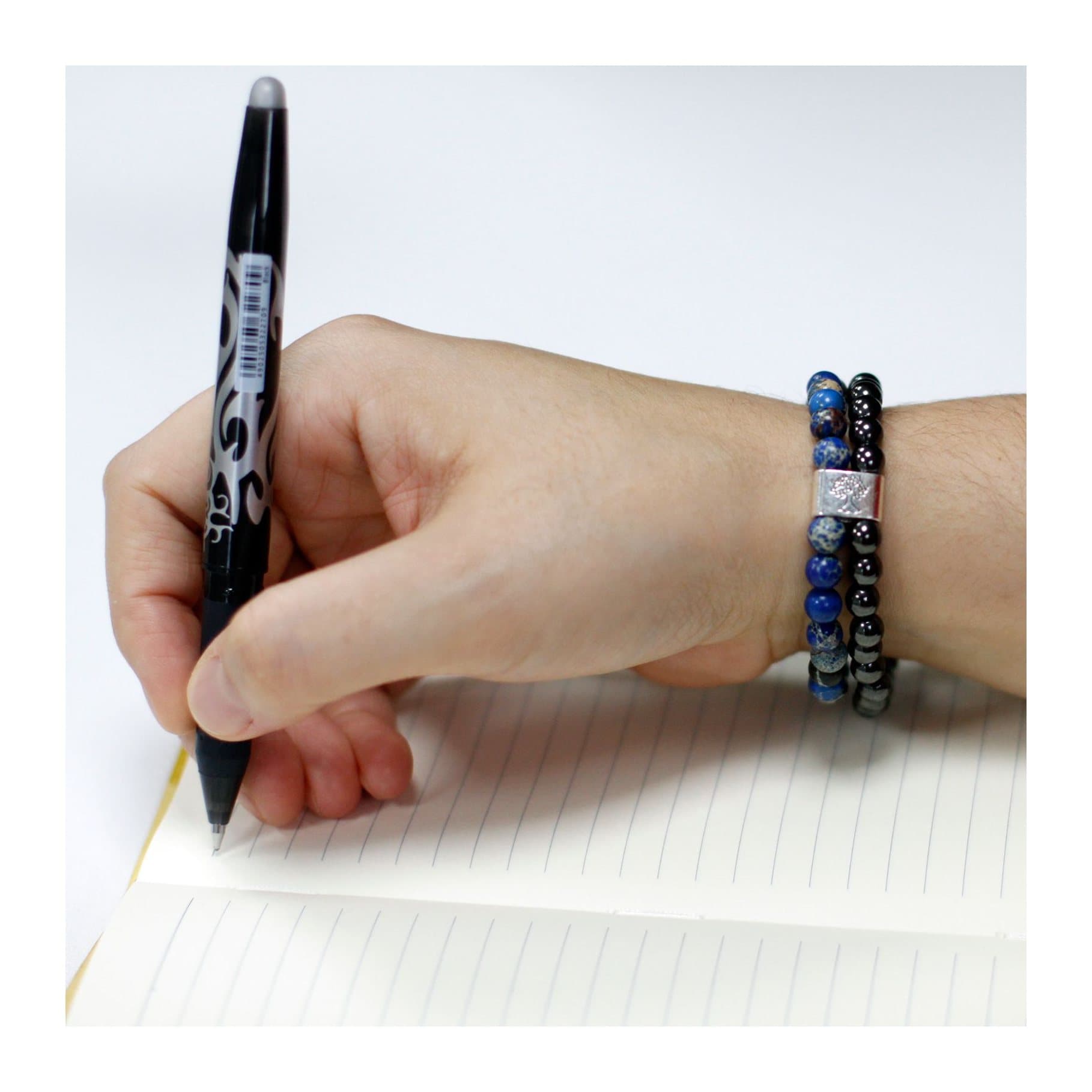Magnetic sodalite gemstone bracelet