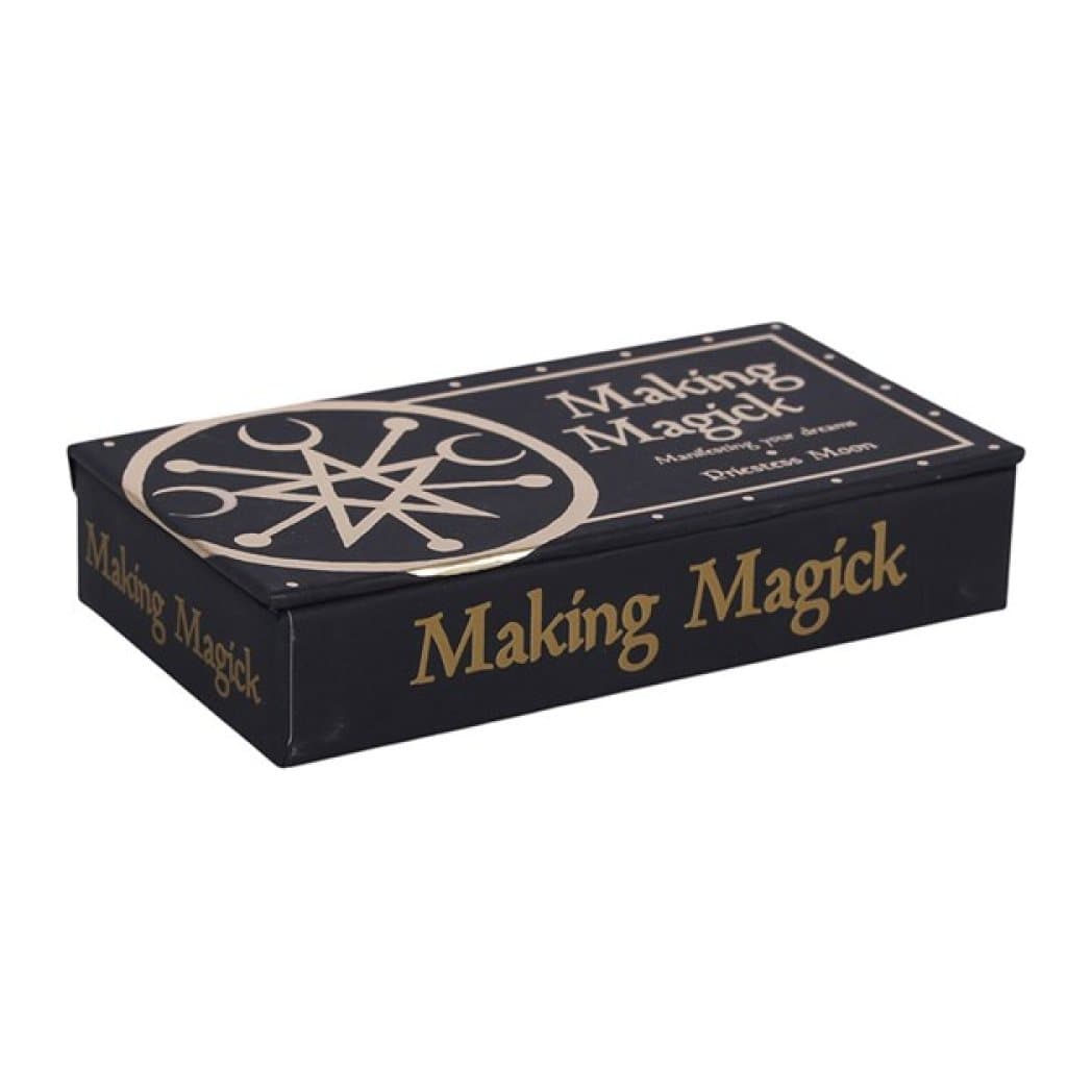Making Magick mini oracle deck with amulet, charm and glyph designs