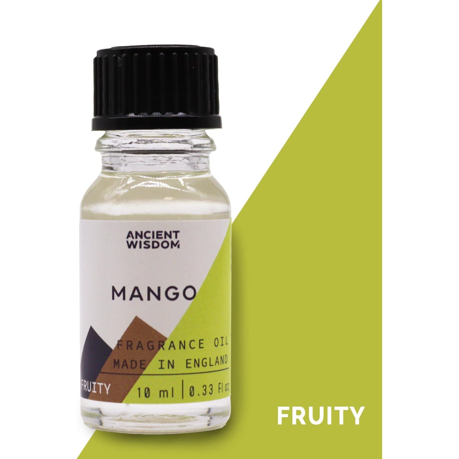 Mango fragrance oil, pack of 2 10 ml bottles