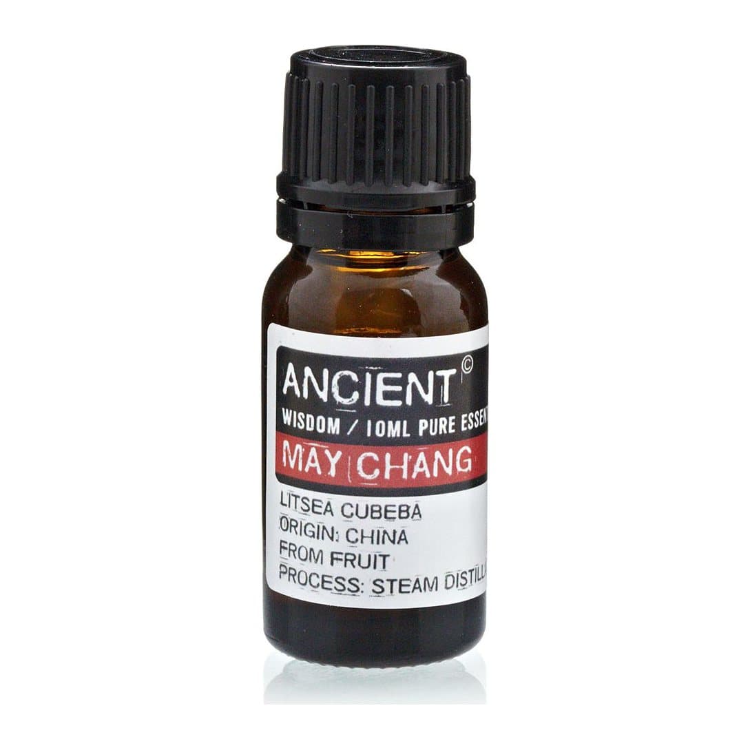 Pack of 2 May Chang essential oil bottles, 10 ml each