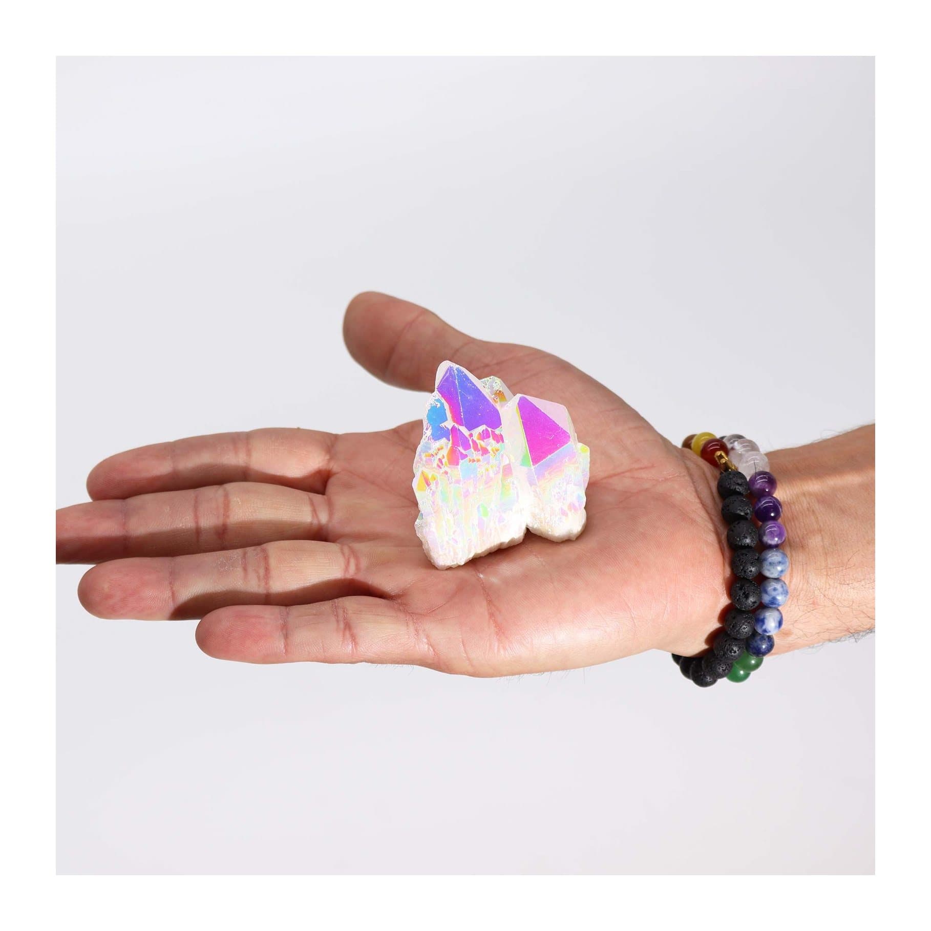 Medium aura angel quartz crystal